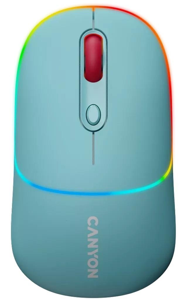 Миша CANYON MW-22 Dual Band RGB Dark Cyan (CNS-CMSW22DC) в Києві