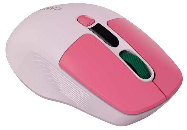 Миша CANYON MW-26 LCD Silent Dual Mode Pink (CNS-CMSW26P) · 2