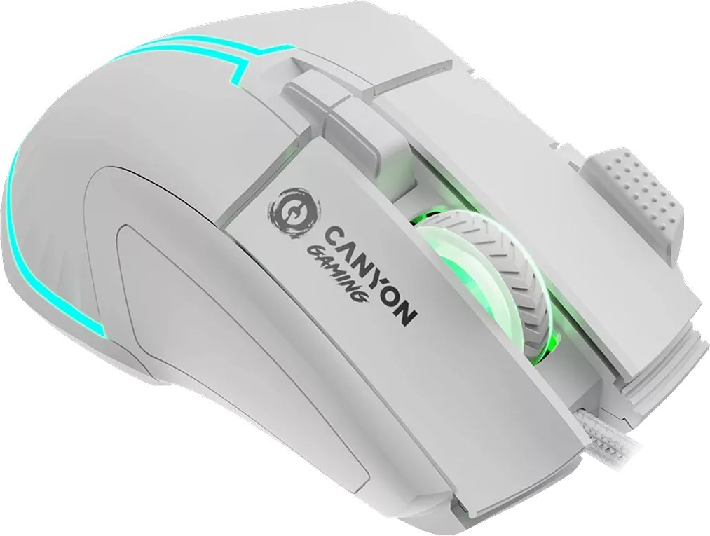 Ігрова миша CANYON Fortnax GM-636 RGB White (CND-SGM636W) · 2