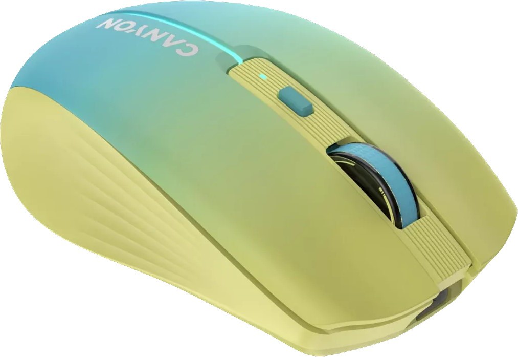 Миша CANYON MW-44 Rechargeable Yellow Blue (CNS-CMSW44UA) · 2