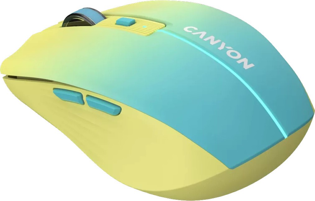 Миша CANYON MW-44 Rechargeable Yellow Blue (CNS-CMSW44UA) · 3