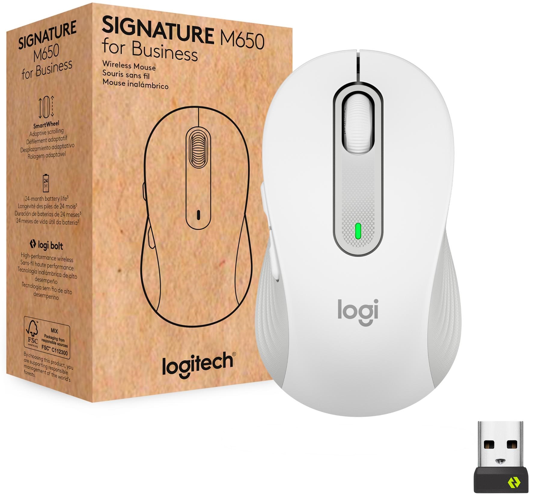 Мышь LOGITECH Signature M650 White (910-006349) в Киеве