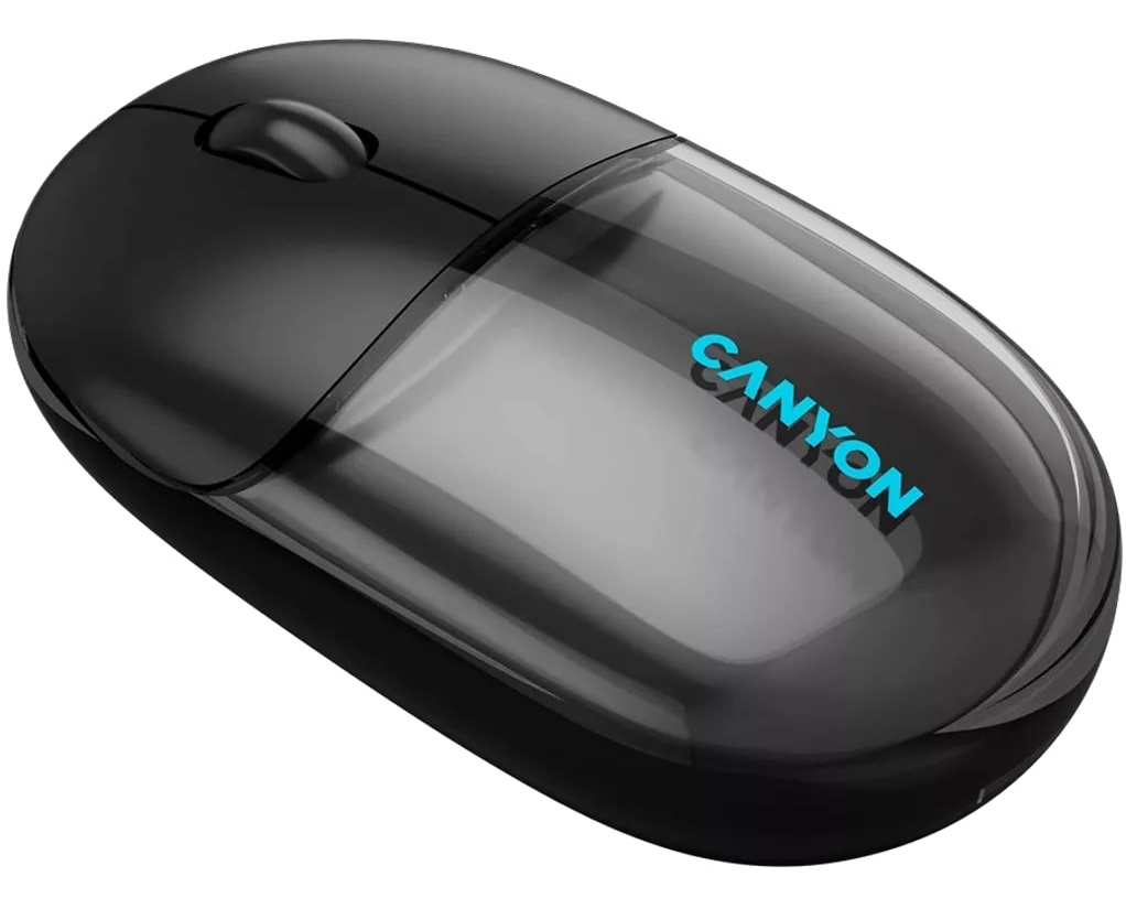 Миша CANYON OnClick 24 Transparent Black (CNS-CMSW24B) · 4