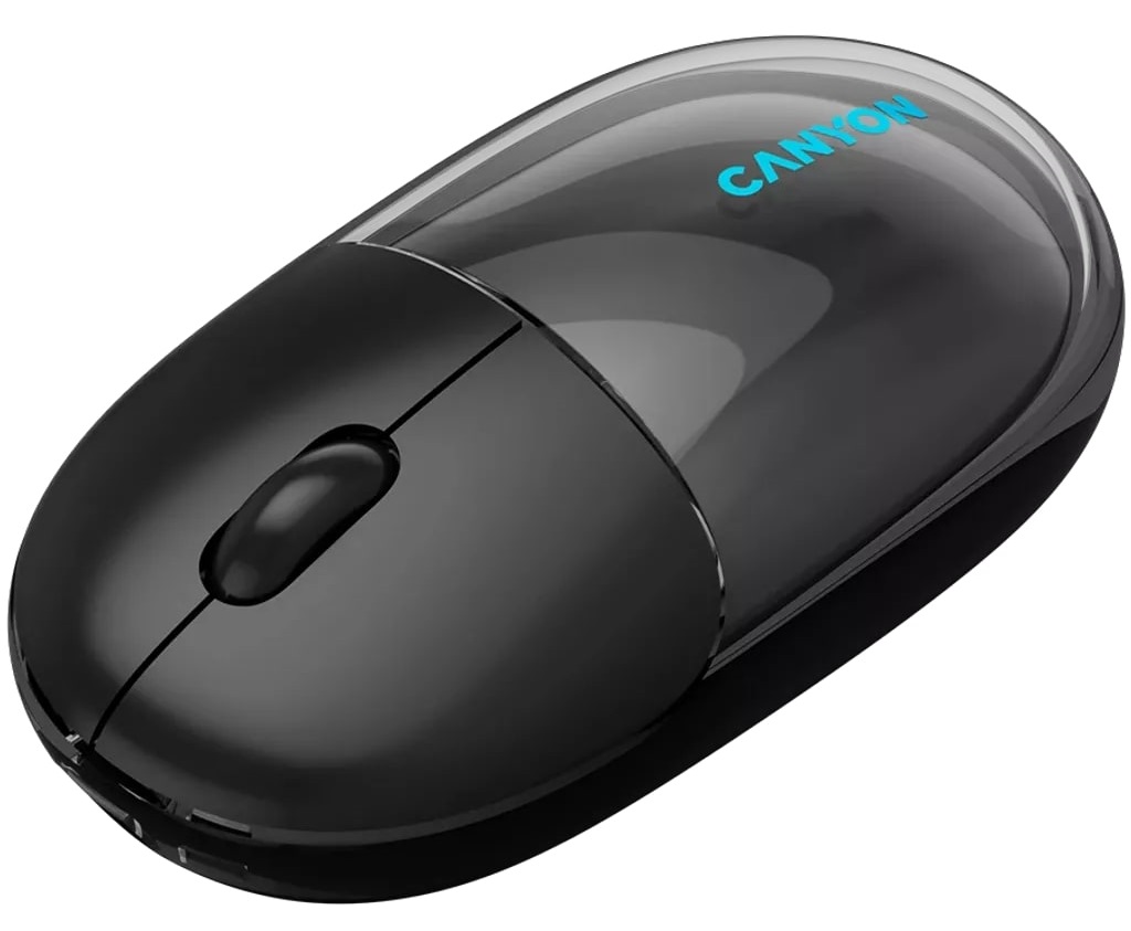 Миша CANYON OnClick 24 Transparent Black (CNS-CMSW24B) · 5