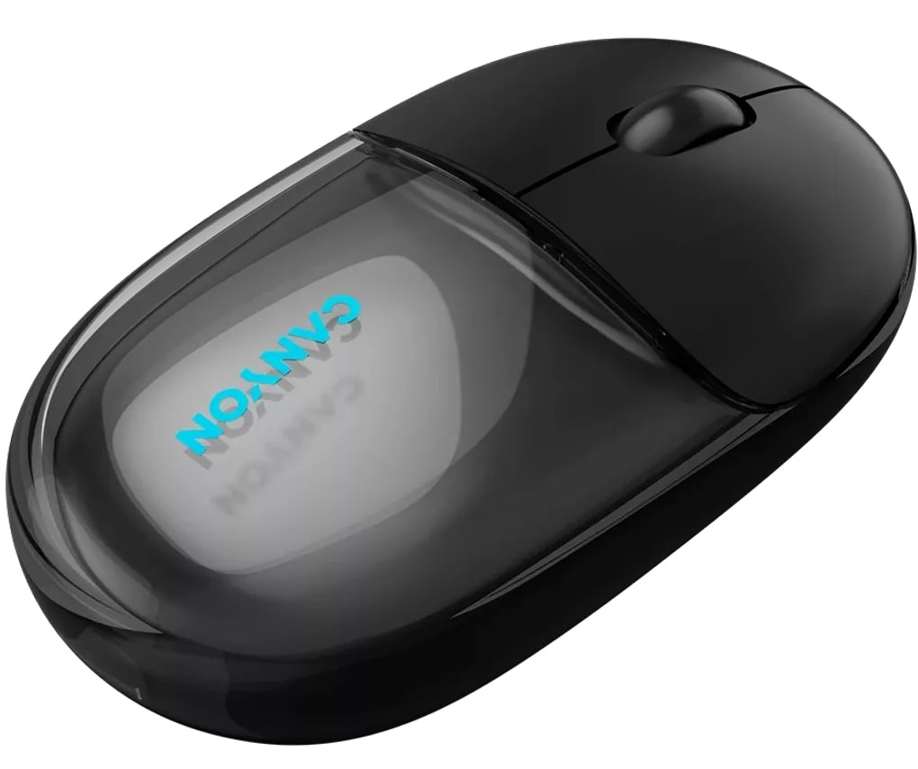 Миша CANYON OnClick 24 Transparent Black (CNS-CMSW24B) · 6