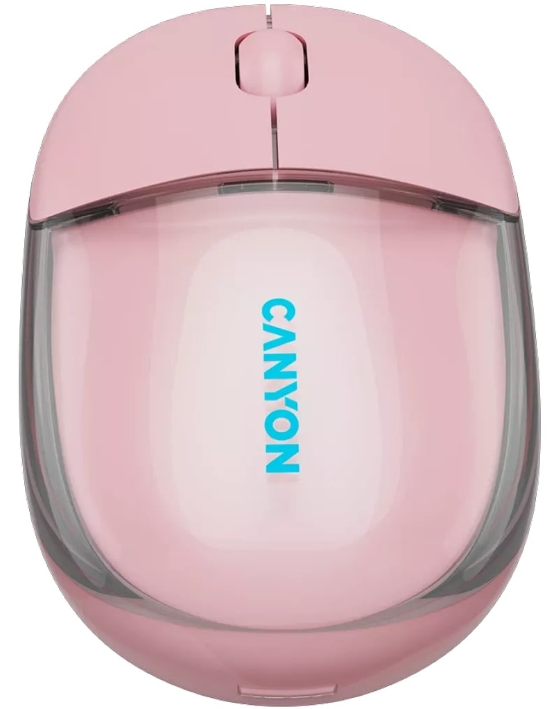 Миша CANYON OnClick 24 Transparent Pink (CNS-CMSW24P) · 2