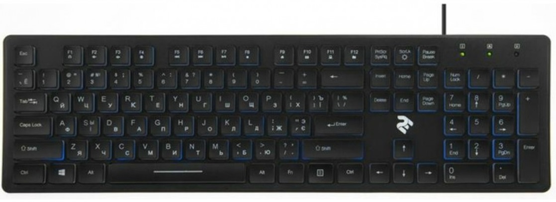 Клавіатура 2E KS 105 Slim USB Black (2E-KS105UB) в Києві
