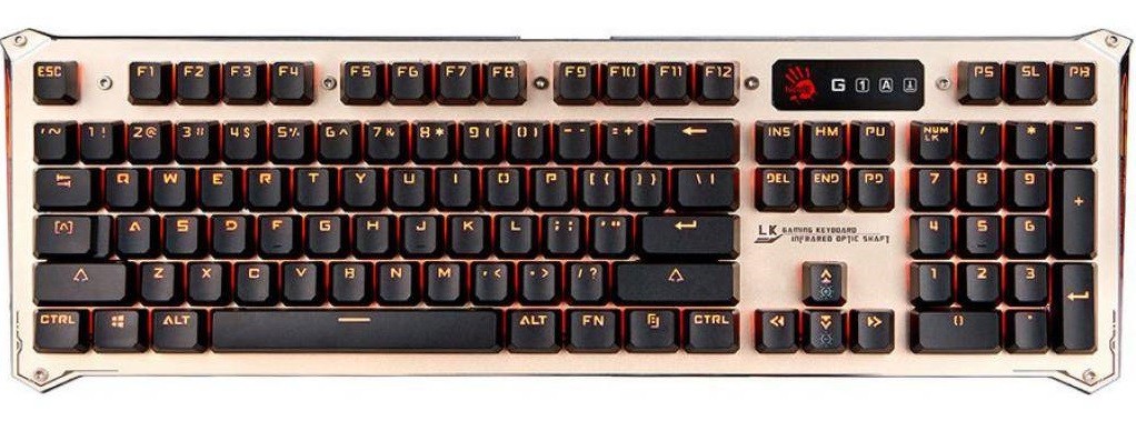 Клавіатура A4Tech B840 USB Golden в Києві