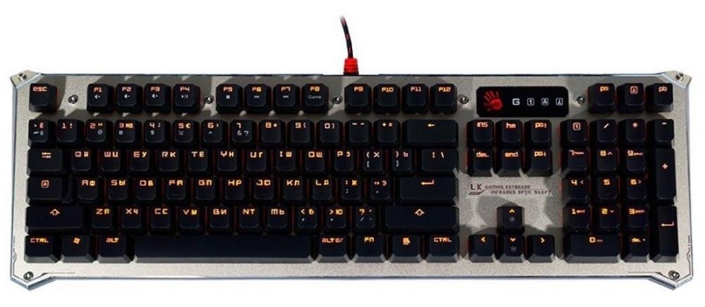 Клавіатура A4Tech Bloody B840 USB Gun Black в Києві