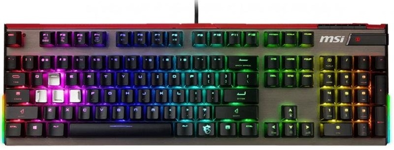 

Клавиатура MSI VIGOR GK80 CR Gaming Black RU