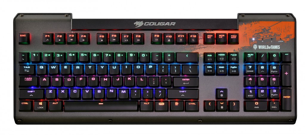 Клавиатура игровая Cougar ULTIMUS RGB "World of Tanks"