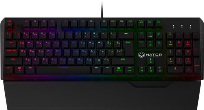 

Клавиатура HATOR Earthquake Optical Black RU (HTK-703)