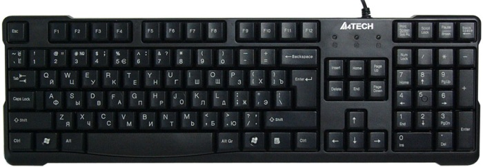 

Клавиатура A4Tech KR-750 PS/2 Black