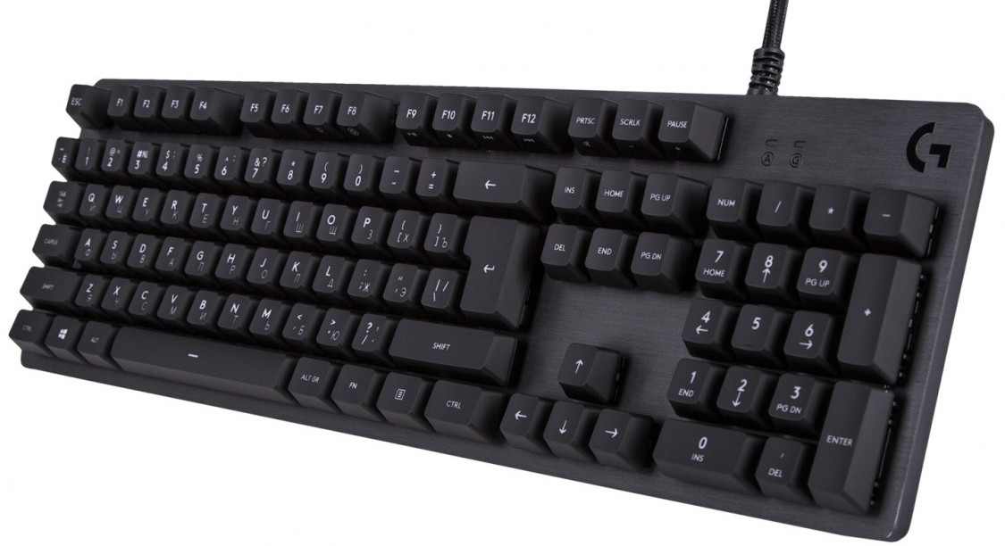 Ігрова клавіатура LOGITECH G413 Carbon RUS USB Red Led Black (920-008309) · 3