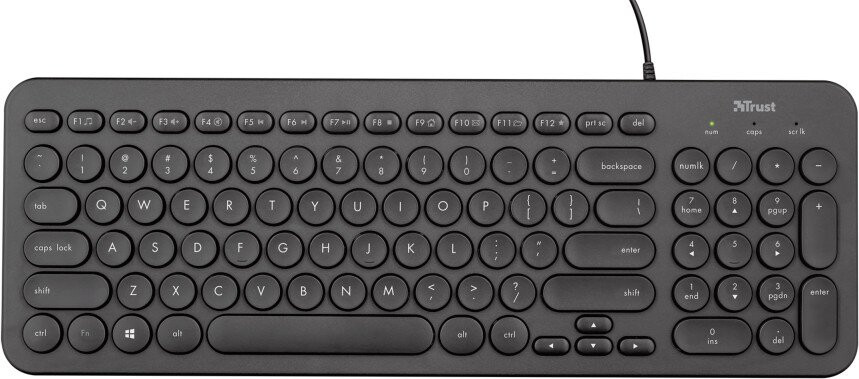 Клавиатура TRUST Muto Silent Keyboard (23408) в Киеве