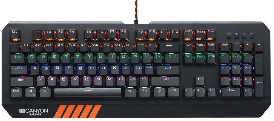 Ігрова клавіатура CANYON Hazard GK-6 USB Black (CND-SKB6-RU)