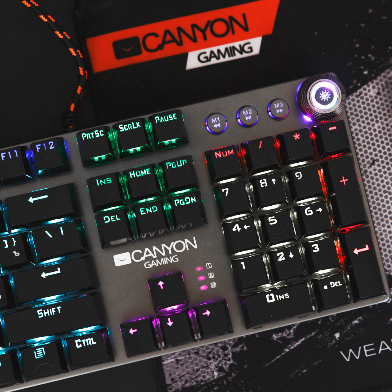 Ігрова клавіатура CANYON Nightfall GK-7 USB Black (CND-SKB7-RU) · 5