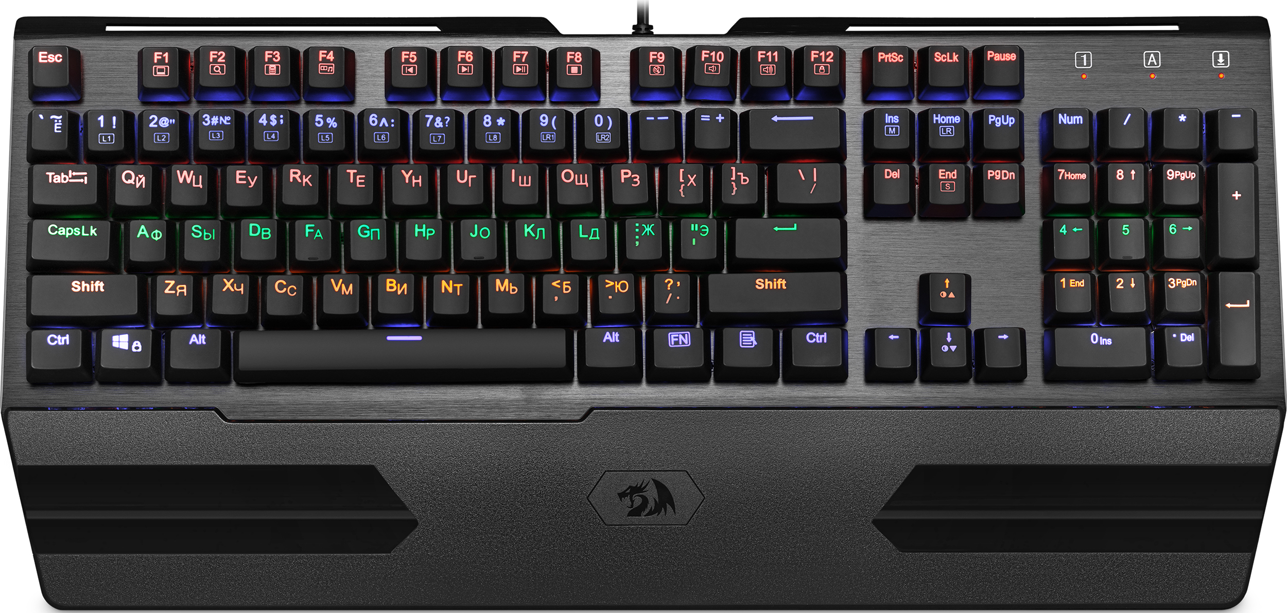 Клавиатура игровая REDRAGON Hara USB Black (74944) в Киеве