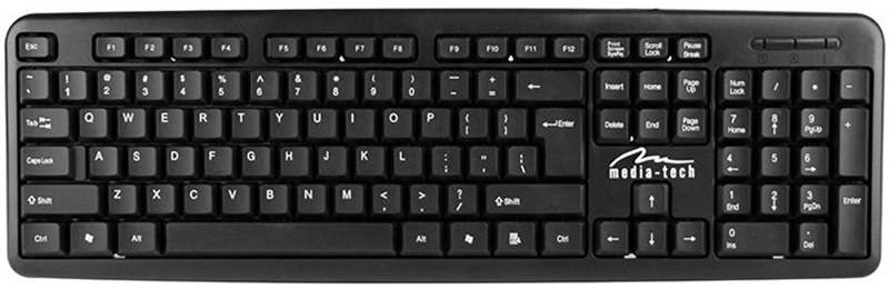 Клавиатура MEDIA-TECH Standard Black (MT122KU-RU) в Киеве