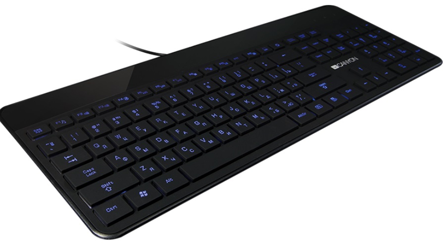 Клавіатура CANYON CNS-HKB5RU USB Black