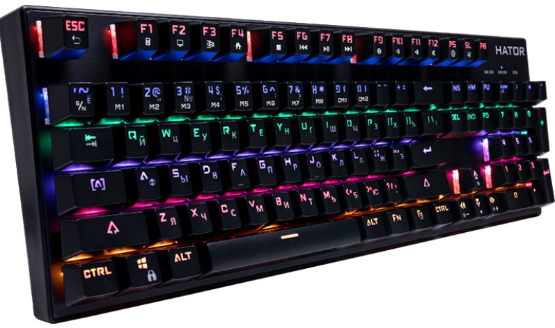УЦІНКА! Ігрова клавіатура HATOR Starfall Outemu Red USB Black (HTK-608) (2009864703445) · 4