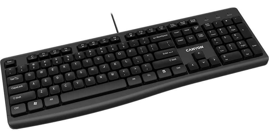 Клавіатура CANYON KB-50 USB Black (CNE-CKEY5-RU) · 3