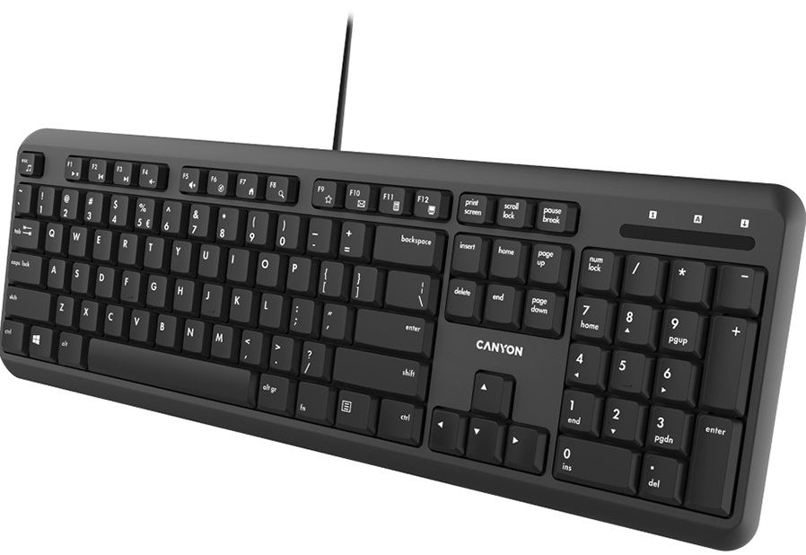 Клавіатура CANYON HKB-20 USB Black (CNS-HKB02-RU) · 3
