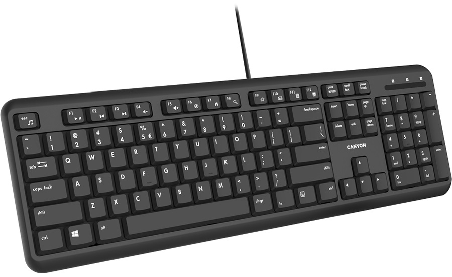 Клавіатура CANYON HKB-20 USB Black (CNS-HKB02-RU) · 2