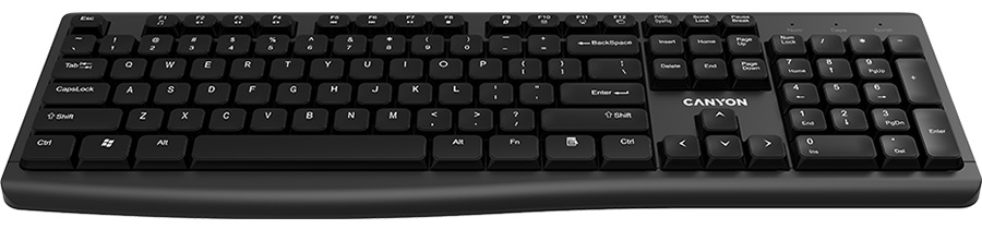 Клавіатура CANYON KB-W50 Wireless Black (CNS-HKBW05-RU) · 2