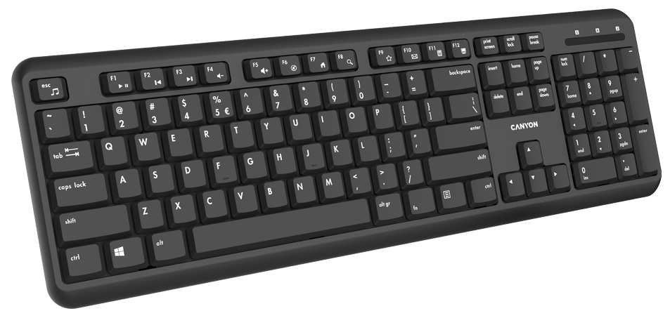 Клавіатура CANYON HKB-W20 Black (CNS-HKBW02-RU) · 4