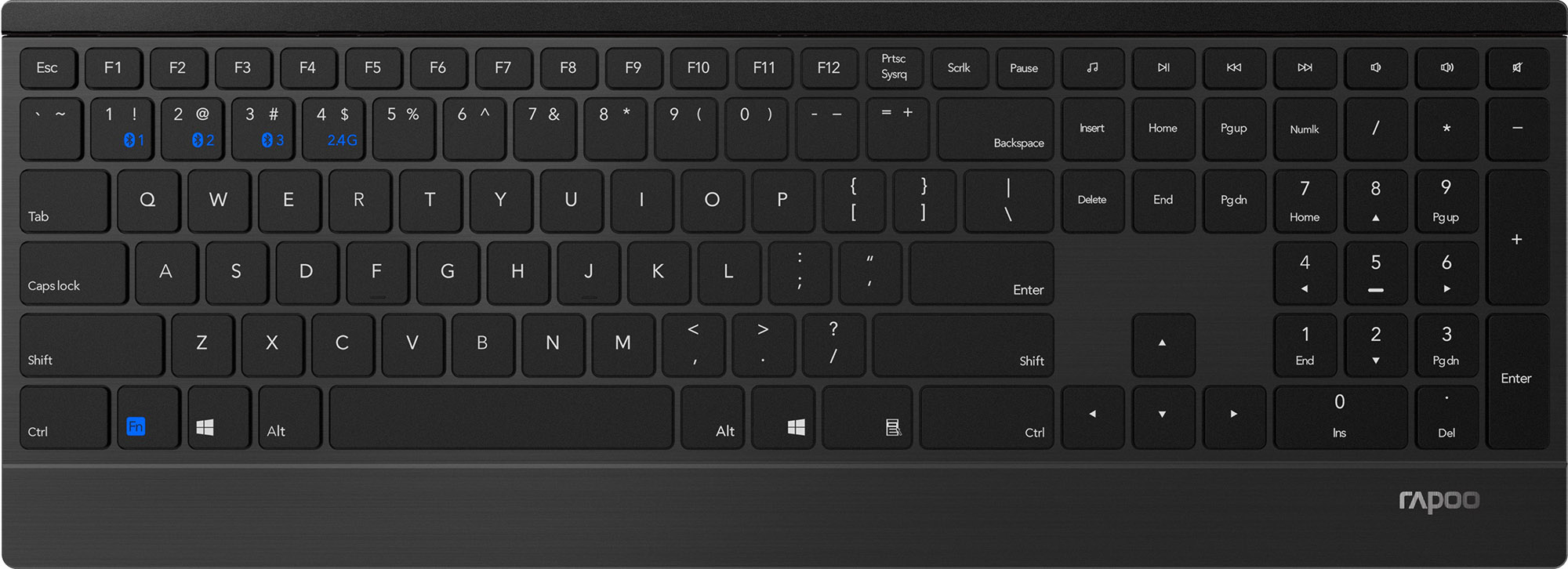 Клавиатура RAPOO E9500M Wireless Black в Киеве