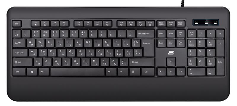 Клавіатура 2Е KS109 USB Black (2E-KS109UB) в Києві