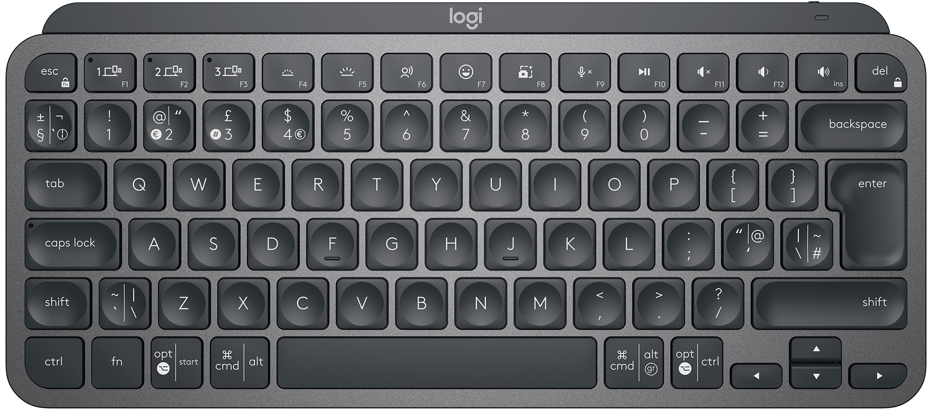 Клавіатура LOGITECH MX Keys Mini Wireless Illuminated Graphite (920-010498) в Києві