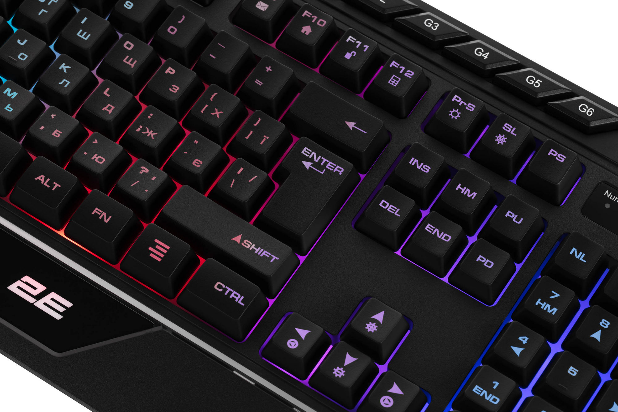 Ігрова клавіатура 2E GAMING KG315 RGB USB Black Ukr (2E-KG315UBK) · 6