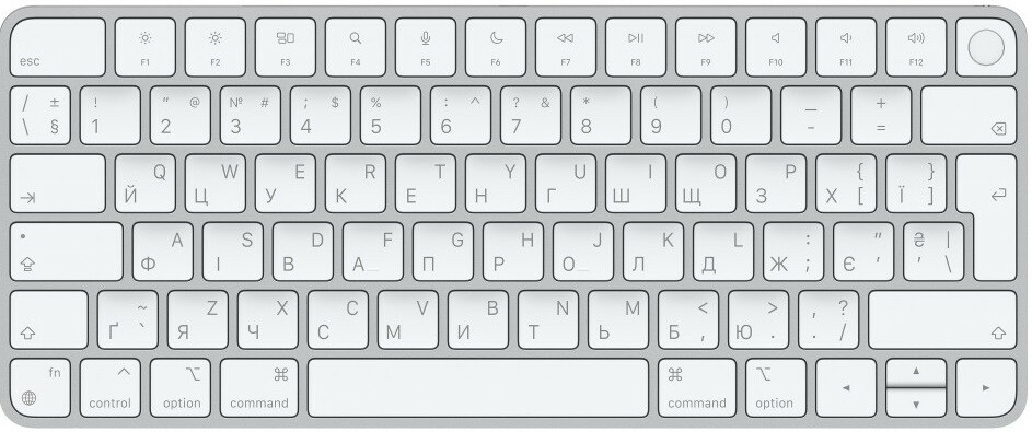 Клавіатура APPLE Magic Keyboard A2449 Ukr (MK293UA/A) в Києві