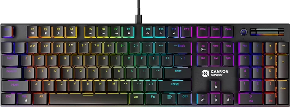 Ігрова клавіатура CANYON Cometstrike GK-55 RGB (CND-SKB55-US) в Києві