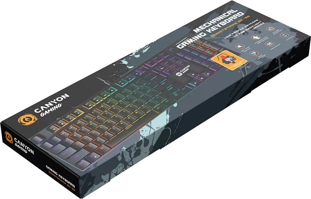 Ігрова клавіатура CANYON Cometstrike GK-55 RGB (CND-SKB55-US) · 5