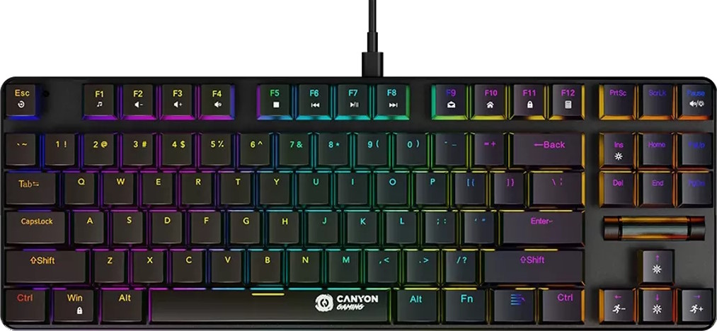 Ігрова клавіатура CANYON Cometstrike GK-50 RGB TKL (CND-SKB50-US) в Києві