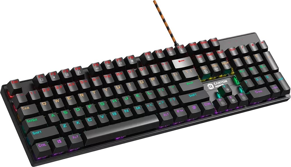 Ігрова клавіатура CANYON Deimos GK-4 Rainbow LED (CND-SKB4-US) · 2