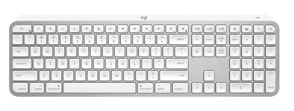 Клавіатура LOGITECH MX Keys S for Mac Wireless Pale Grey (920-011638) в Києві