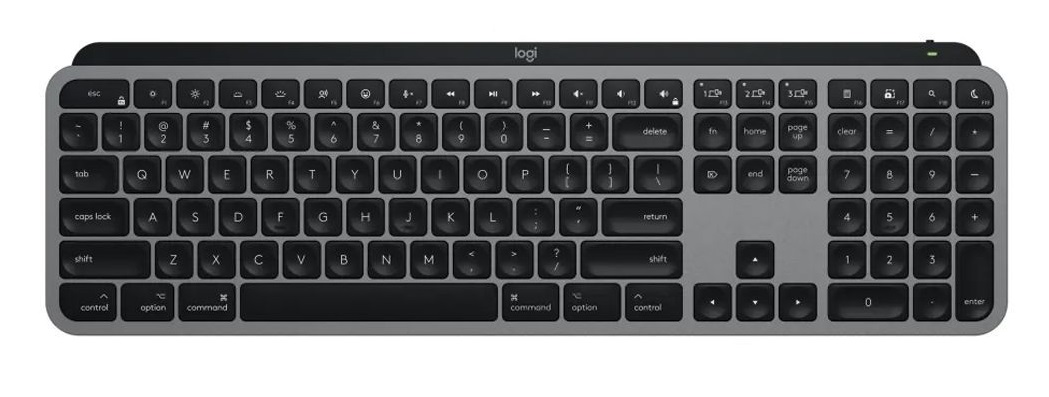 Клавіатура LOGITECH MX Keys S for Mac Wireless Space Gray (920-011637) в Києві