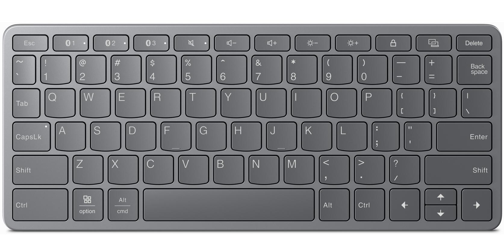 Клавіатура LENOVO Multi-Device Wireless US/UA (ZG38C05806) в Києві