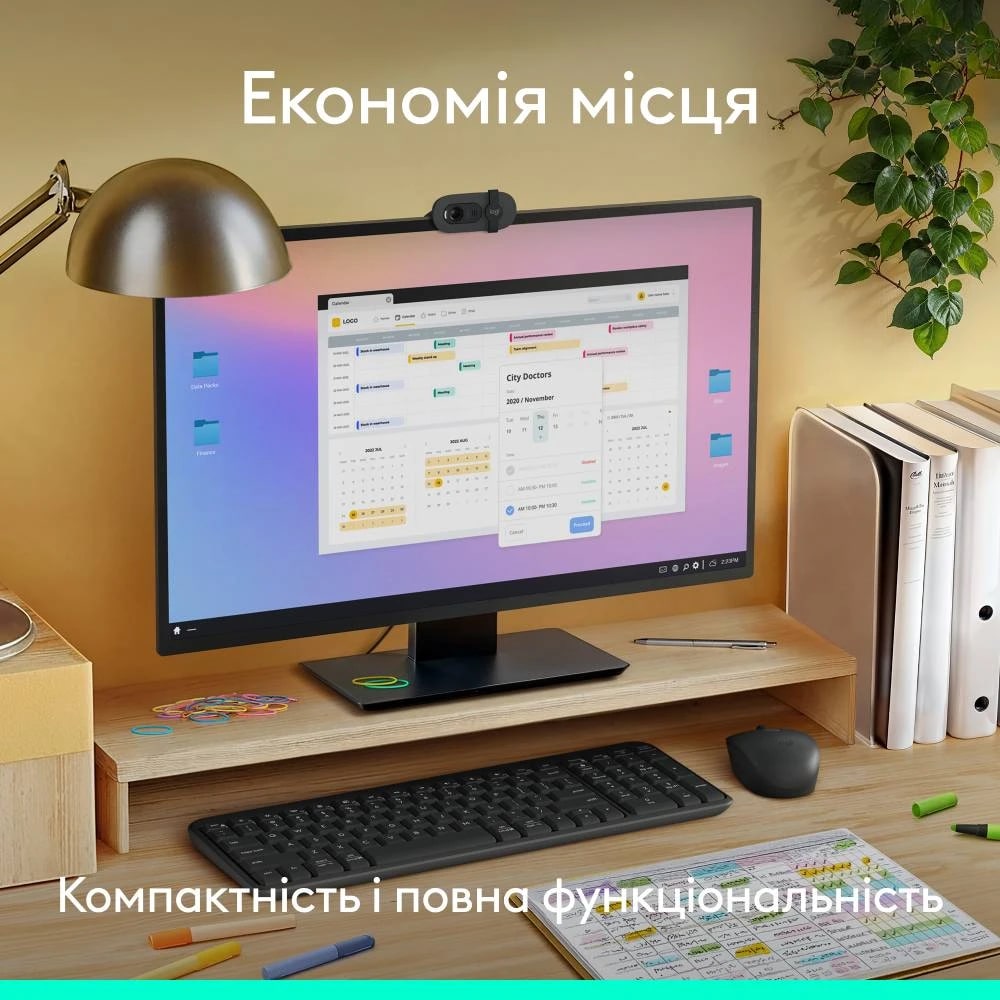 Клавіатура LOGITECH K250 Graphite (920-013822) · 2