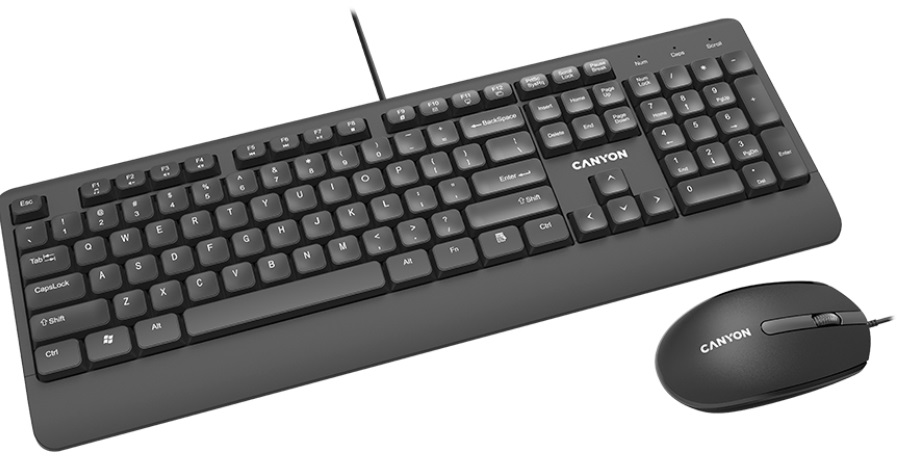 Ігровий комплект 2в1 CANYON SET-14 USB Black (CNE-CSET4-RU) · 3