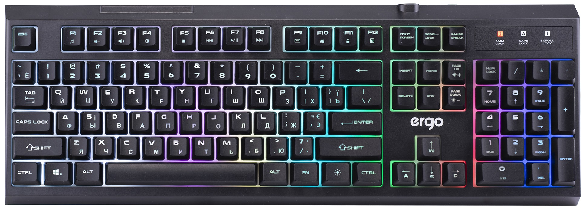 Ігровий комплект 2в1 ERGO MK-800KM Keyboard & Mouse (KIT 830+960) (6721877) · 6