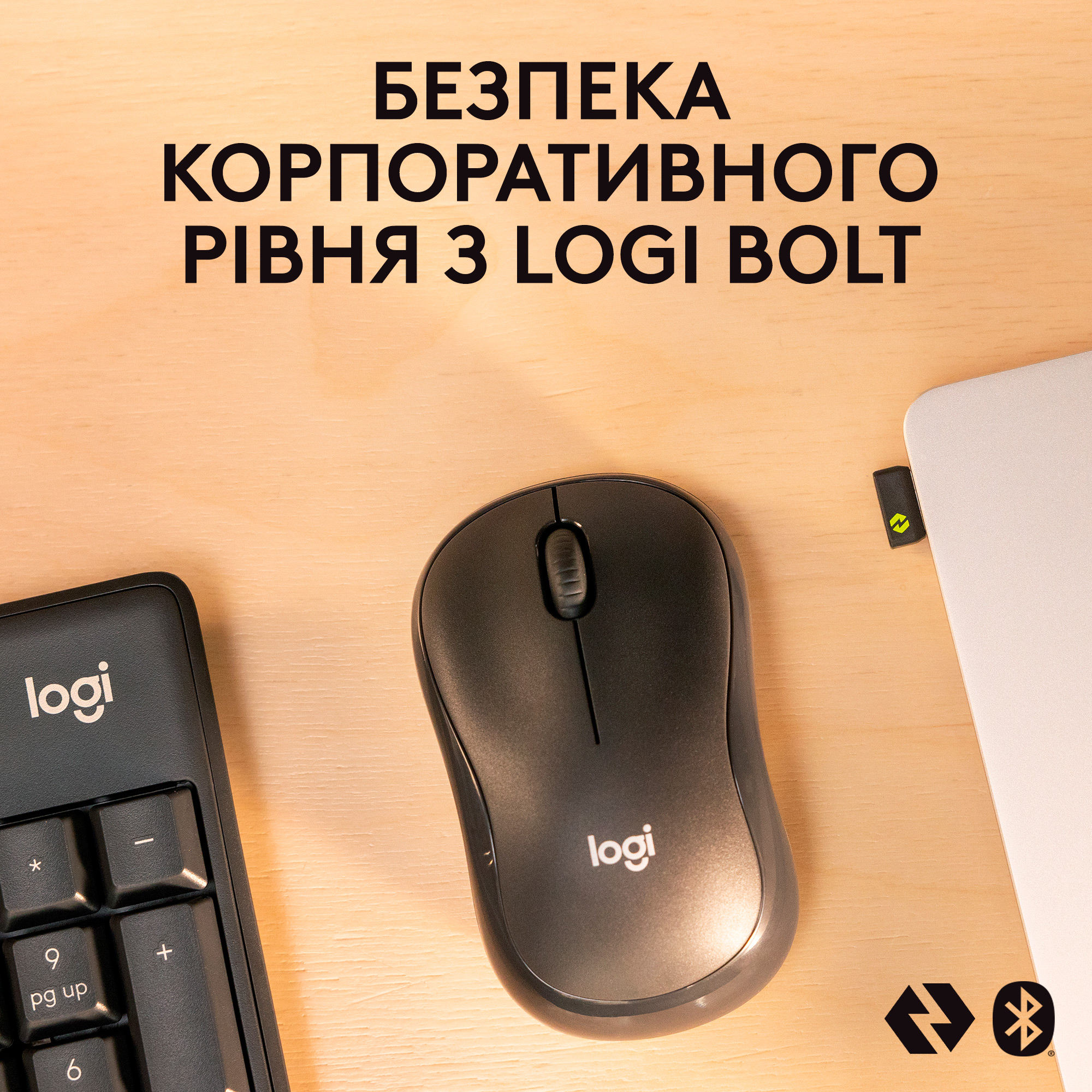 Комплект 2в1 LOGITECH MK370 US Bluetooth Graphite (920-012077) · 5