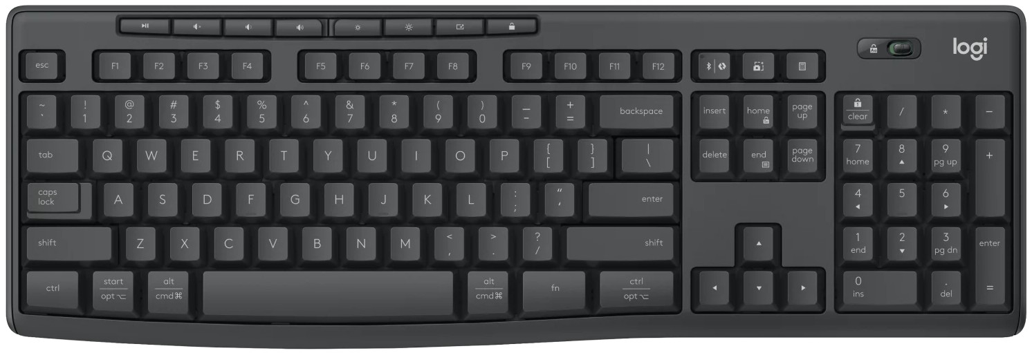 Комплект 2в1 LOGITECH MK370 US Bluetooth Graphite (920-012077) · 2