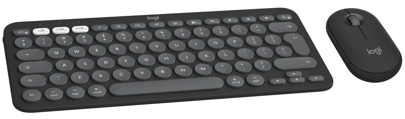 Комплект 2в1 LOGITECH Pebble 2 Combo for Mac Tonal Graphite (920-012244) · 2