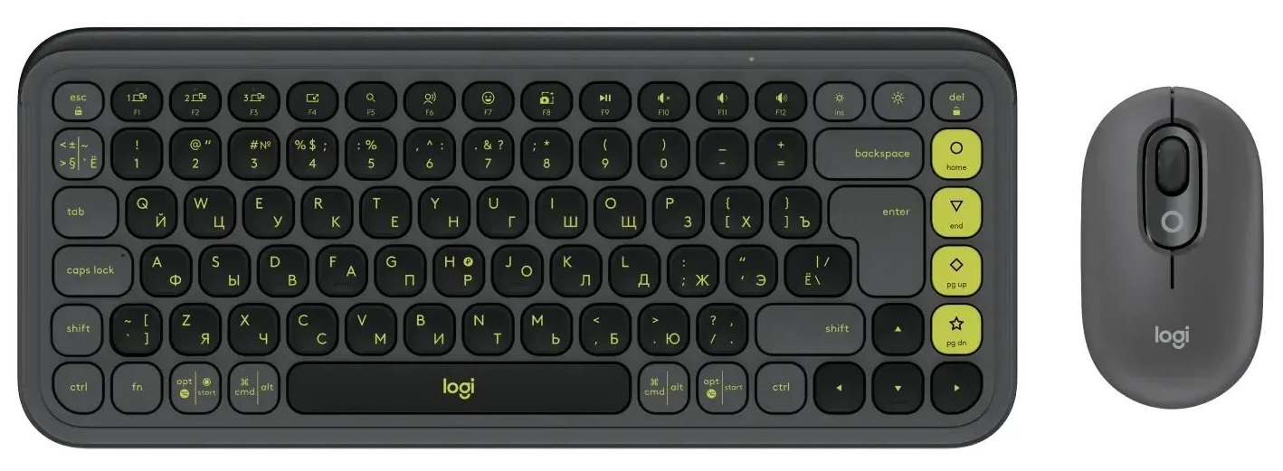 Комплект 2в1 LOGITECH POP Icon Combo Graphite (920-013156) в Києві