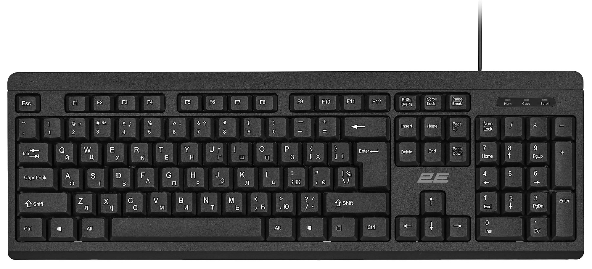 Клавіатура та миша 2E MK401 USB Black UA (2E-MK401UB_UA) · 2